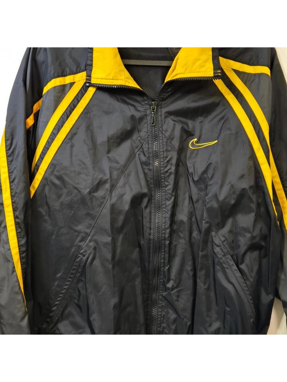 Nike Men's Black and Yellow Jacket